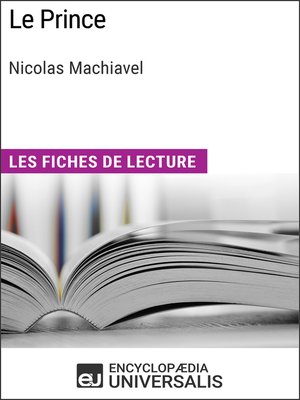 cover image of Le Prince de Machiavel